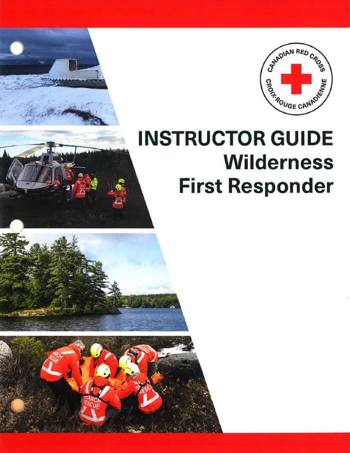 Canadian Red Cross Wilderness First Aid Instructor Guide Text Book Medi Pro First Aid Training 